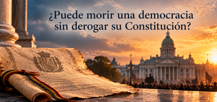 Constitución intacta frente a instituciones democráticas que se deterioran gradualmente,