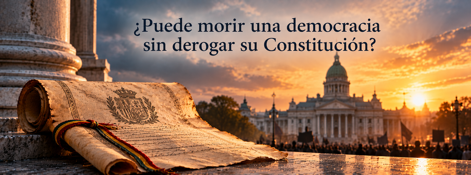 Constitución intacta frente a instituciones democráticas que se deterioran gradualmente,
